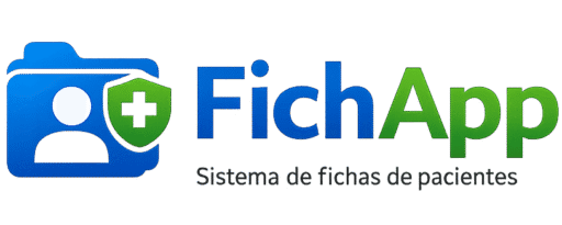 Logo de FichApp, sistema de fichas de pacientes para profesionales independientes en Chile